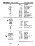 Предварительный просмотр 20 страницы Craftsman EZ3 917.38713 Owner'S Manual