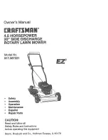 Craftsman EZ3 917.387221 Owner'S Manual preview