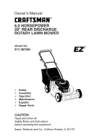 Craftsman EZ3 917.387280 Owner'S Manual preview