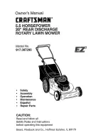 Craftsman EZ3 917.387290 Owner'S Manual предпросмотр