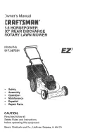 Preview for 1 page of Craftsman EZ3 917.387291 Owner'S Manual