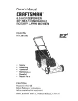 Предварительный просмотр 1 страницы Craftsman EZ3 917.387380 Owner'S Manual