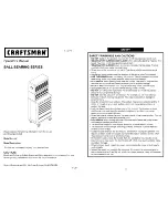 Preview for 1 page of Craftsman F1294 Operator'S Manual