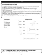 Preview for 2 page of Craftsman Floor Cabinet Operator'S Manual