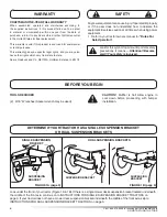 Preview for 2 page of Craftsman FRONT BUMPER 486.245981 Owner'S Manual