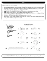 Preview for 2 page of Craftsman GARAGE STORAGE SOLUTIONS Operator'S Manual