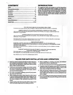 Preview for 3 page of Craftsman HYDROGLASS 390.251182 Owner'S Manual