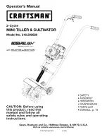 Craftsman Incredi-Pull 316.292620 Operator'S Manual preview