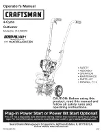 Craftsman INCREDI-PULL 316.299370 Operator'S Manual preview