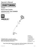 Craftsman Incredi-Pull 316.711021 Operator'S Manual preview