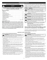 Preview for 2 page of Craftsman Incredi-Pull 316.791080 Operator'S Manual