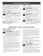 Preview for 3 page of Craftsman Incredi-Pull 316.791810 Operator'S Manual