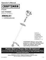 Craftsman INCREDI.PULL 316.79204.0 Operator'S Manual preview