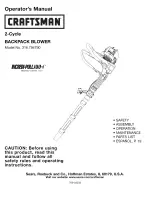 Preview for 1 page of Craftsman INCREDI.PULL 316.794790 Operator'S Manual