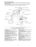 Предварительный просмотр 10 страницы Craftsman LAWN TRACTOR 917.2759 Owner'S Manual