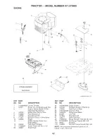 Предварительный просмотр 42 страницы Craftsman LAWN TRACTOR 917.2759 Owner'S Manual