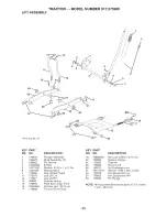 Предварительный просмотр 45 страницы Craftsman LAWN TRACTOR 917.2759 Owner'S Manual