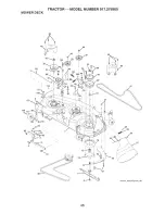 Предварительный просмотр 46 страницы Craftsman LAWN TRACTOR 917.2759 Owner'S Manual