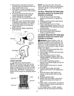 Предварительный просмотр 9 страницы Craftsman LT 1000 Owner'S Manual