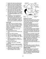 Предварительный просмотр 21 страницы Craftsman LT 1000 Owner'S Manual