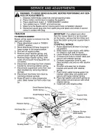 Предварительный просмотр 23 страницы Craftsman LT 1000 Owner'S Manual