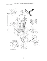 Предварительный просмотр 46 страницы Craftsman LT 1000 Owner'S Manual