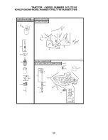 Предварительный просмотр 54 страницы Craftsman LT 1000 Owner'S Manual