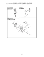 Предварительный просмотр 56 страницы Craftsman LT 1000 Owner'S Manual