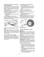 Предварительный просмотр 24 страницы Craftsman LTS 1500 Owner'S Manual