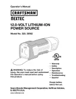 Preview for 1 page of Craftsman NEXTEC 320.30562 Operator'S Manual