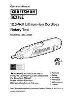 Craftsman Nextec 320.31224 Operator'S Manual preview