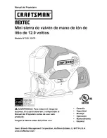 Предварительный просмотр 24 страницы Craftsman NEXTEC 320.33179 Owner'S Manual