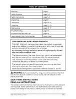 Preview for 2 page of Craftsman NEXTEC HAMMERHEAD 320.30261 Operator'S Manual