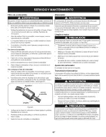 Preview for 87 page of Craftsman Professional 247.28888 Operator'S Manual