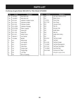 Предварительный просмотр 44 страницы Craftsman Professional 247.88848 Operator'S Manual