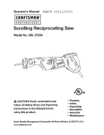 Preview for 1 page of Craftsman Professional 320.27224 Operator'S Manual