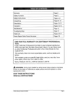 Preview for 2 page of Craftsman Professional 320.27224 Operator'S Manual