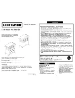 Предварительный просмотр 3 страницы Craftsman PROJECT CENTER Operator'S Manual