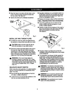 Preview for 6 page of Craftsman ROUTER MOUNTING KIT Operator'S Manual