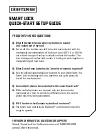 Preview for 4 page of Craftsman Smart Lock Quick Start Setup Manual