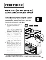 Preview for 5 page of Craftsman Smart Lock Quick Start Setup Manual