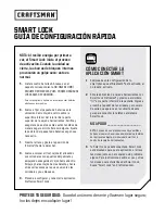 Preview for 6 page of Craftsman Smart Lock Quick Start Setup Manual