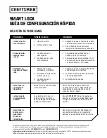 Preview for 7 page of Craftsman Smart Lock Quick Start Setup Manual