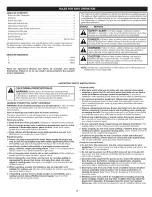 Предварительный просмотр 2 страницы Craftsman Speed Start 316.859530 Operator'S Manual