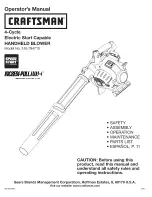Craftsman Speed Start INCREDI-PULL 316.794710 Operator'S Manual preview