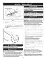 Preview for 61 page of Craftsman T1200 247.203770 Operator'S Manual