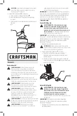 Preview for 2 page of Craftsman Versatrack Instruction Manual