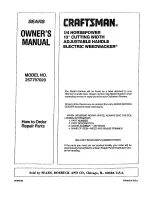 Предварительный просмотр 8 страницы Craftsman WEEDWACKER 257.797020 Owner'S Manual