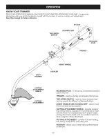 Предварительный просмотр 8 страницы Craftsman WEEDWACKER 316.790130 Operator'S Manual