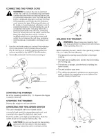 Preview for 10 page of Craftsman WEEDWACKER 316.790130 Operator'S Manual